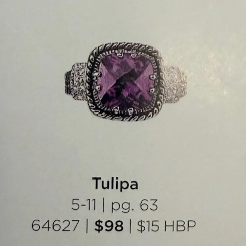 Lia Sophia "TULIPA" Ring - Picture 7 of 7